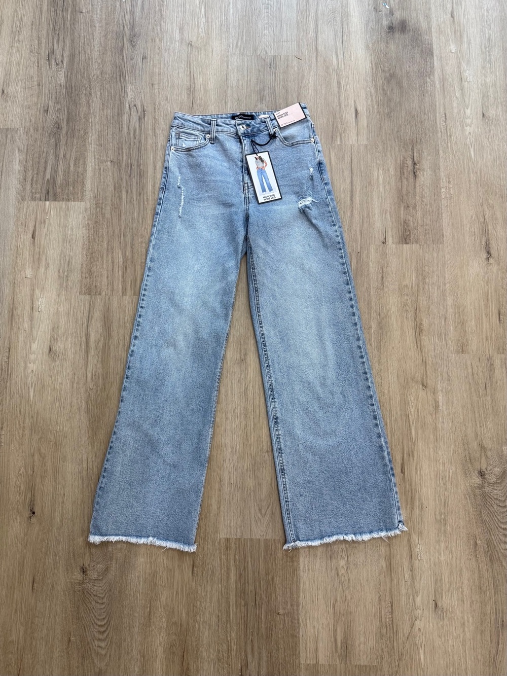 BCBGeneration High Rise Wide Leg Jean - Picture 2 of 3